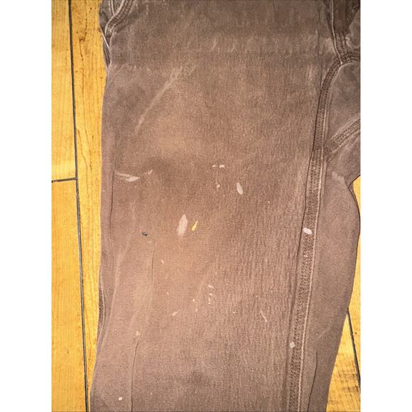 Caterpillar Workwear Pants Brown 32x32 Utility Carpenter Heavy Duty - Picture 7 of 7